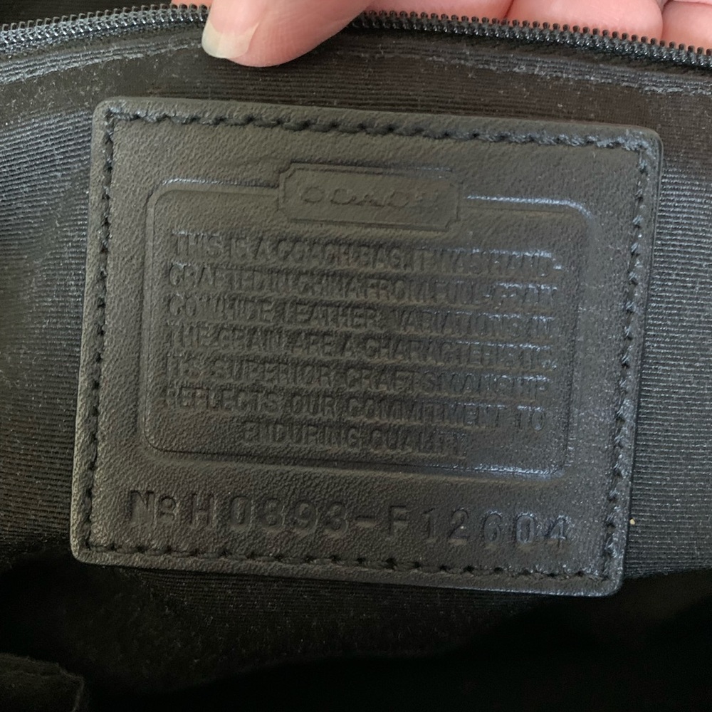 Coach Hamilton black shoulder bag - Picture 3 of 6